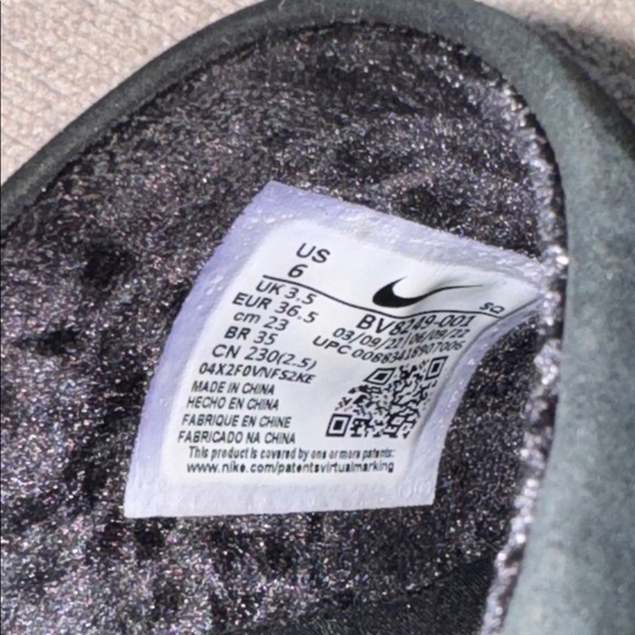 Nike Air Force 1 Lover XX Premium black platform slip on on sneaker - Picture 7 of 7